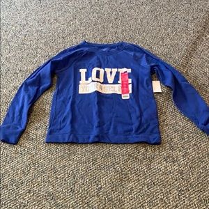 Fleece lined long sleeve